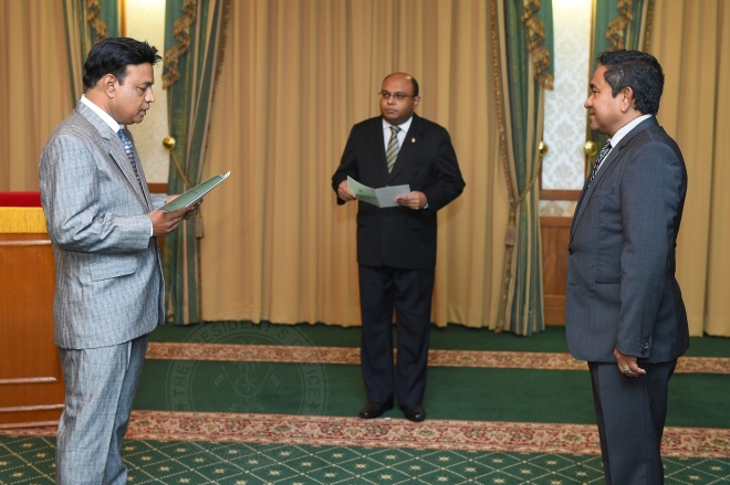 ވަކިކުރަން ނިންމުމާއިއެކު މޫސާއަލީ ކަލޭފާނު އިސްތިއުފާދެއްވައިފި