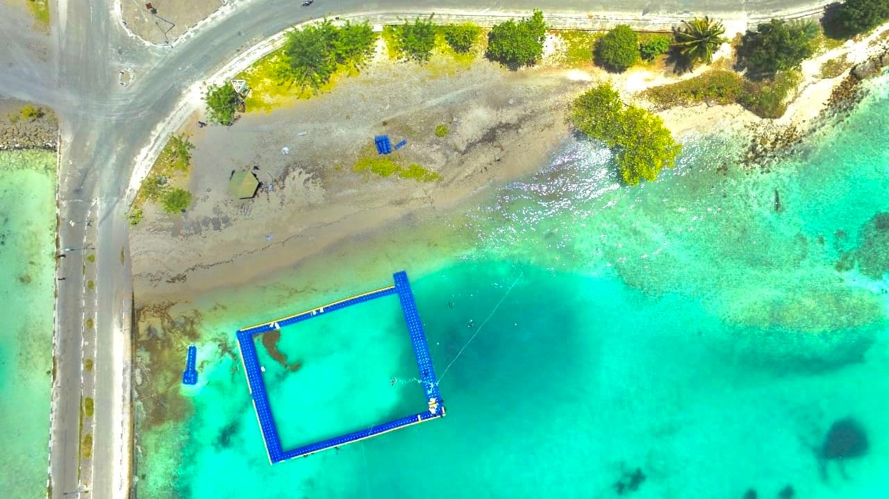 4 ރަށެއްގެ ސުވިމިންގ ޓްރެކް އެޅުމުގެ މަސައްކަތް ނިމިއްޖެ