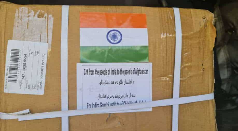 ހާލުގައި ޖެހިފައިވާ އަފްޣާނިސްތާނަށް އިންޑިއާއިން އެހީތެރިކަން ފޯރުކޮށްދީފި