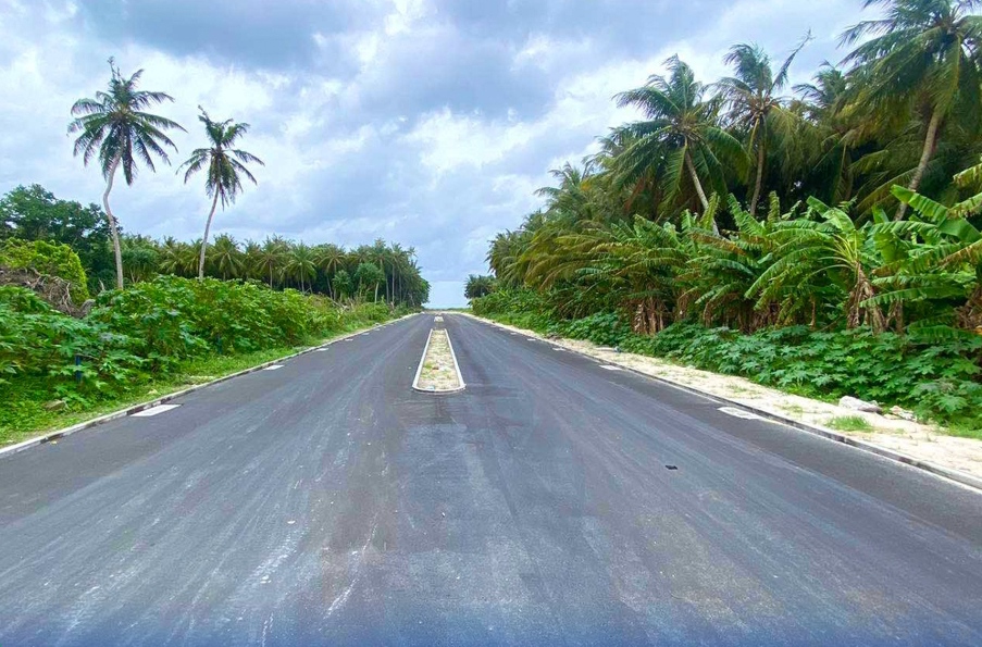 ހަނިމާދޫ މަގުތަކުގައި ތާރު އަޅާ ނިމިއްޖެ