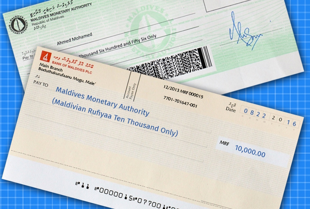 ޗެކުން ކުރެވޭ މުއާމަލާތް ލިމިޓްކޮށްފި