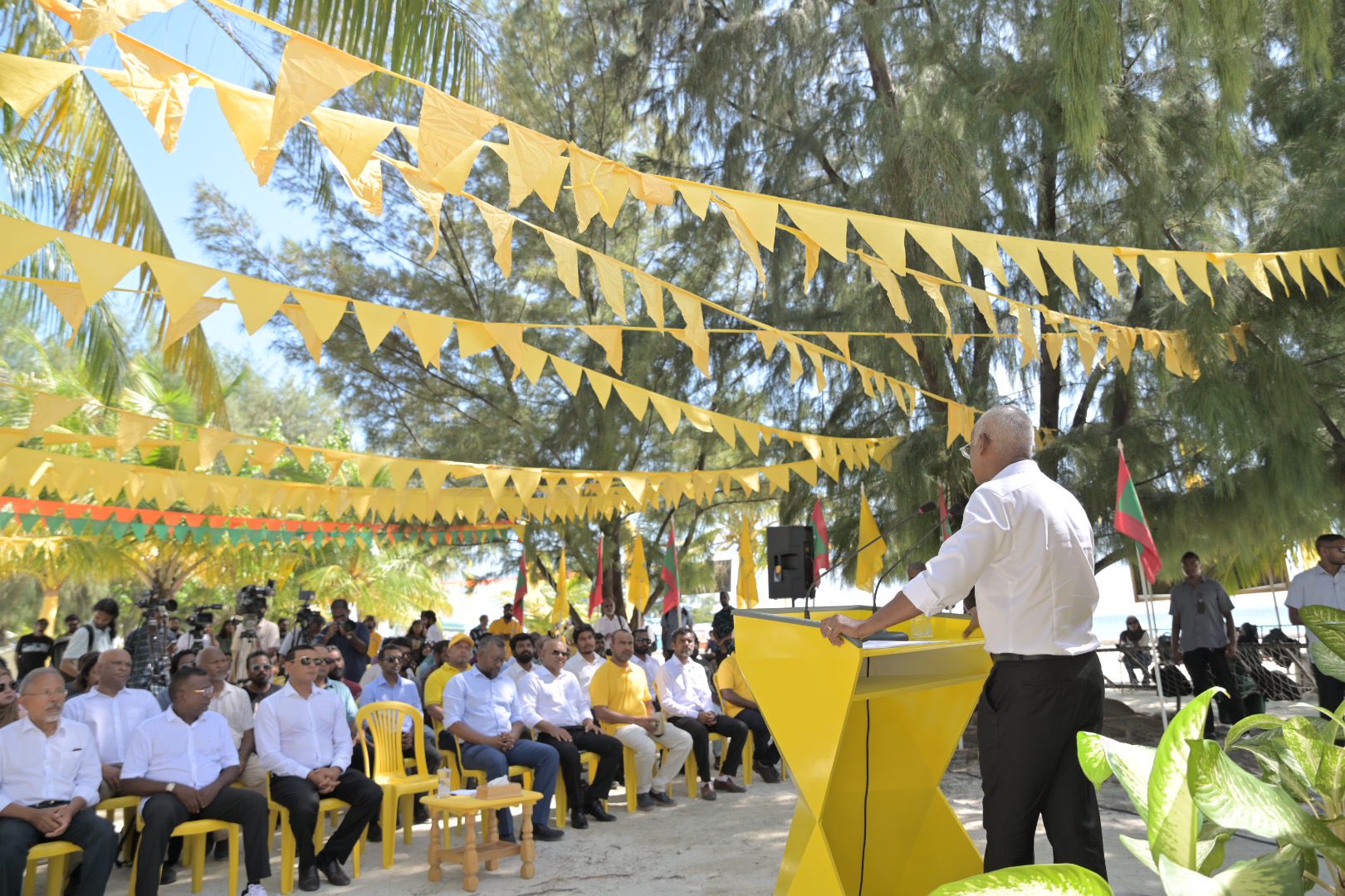 އިންތިހާބަށް ދާނީ އެއް ލައްކަ ވޯޓު ހަމަކޮށްގެން: ރައީސް