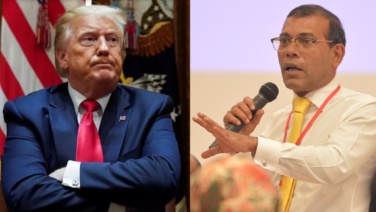 ރައީސް ނަޝީދު ޓްރަމްޕަށް؛ އިންތިޚާބުގެ ނަތީޖާ ޤަބޫލު ކުރަށްވާ