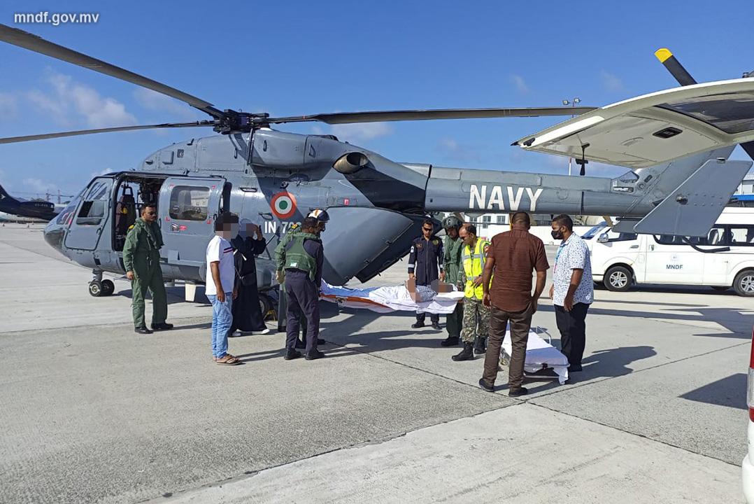 އިންޑިއާގެ ދެ ހެލިކޮޕްޓަރުގެ ސަބަބުން ބަލިމީހުން އުފުލަން ލުއިފަސޭހަވެއްޖެ: ރައީސް