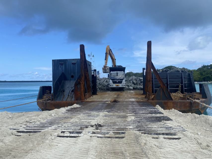 ފެހެންދޫ ބަނދަރު ތަރައްޤީ ކުރުމުގެ މަޝްރޫޢުގެ ބޮޑުބައެއް ނިންމާލައިފި