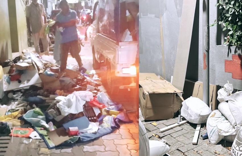 އަދިވެސް މާލޭގެ މަގުމަތީގައި ކުނިތައް: ރޭ ވެސް 22 ޓަނުގެ ކުނި ނެގި