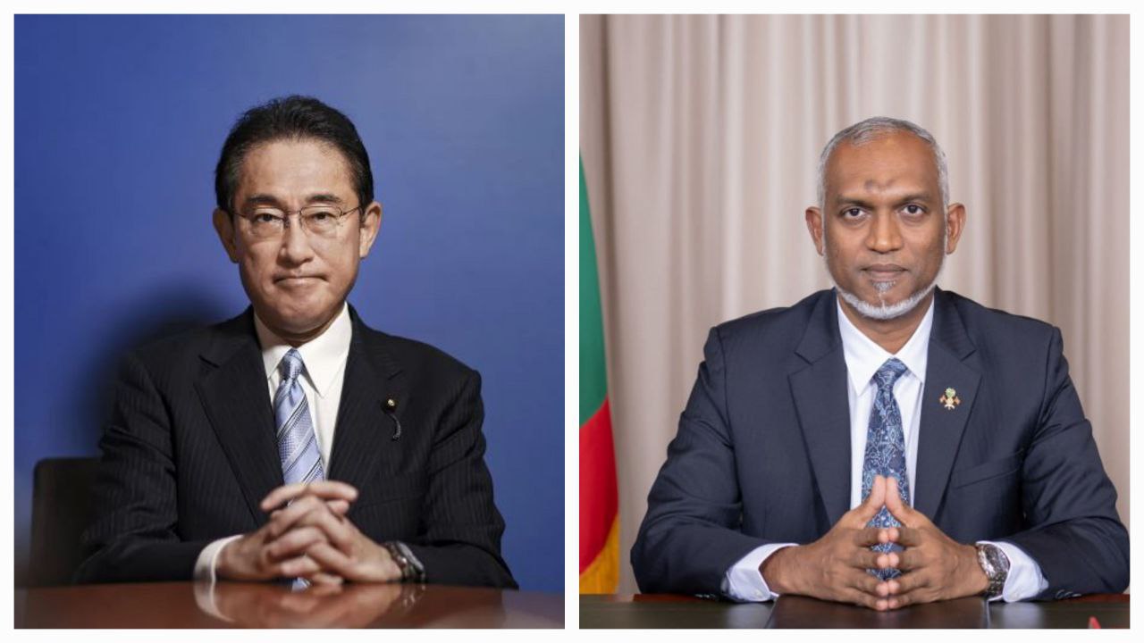 ޖަޕާނުގެ ބޮޑުވަޒީރަށް ރައީސުލްޖުމްހޫރިއްޔާގެ ތަޢުޒިޔާގެ މެސެޖެއް