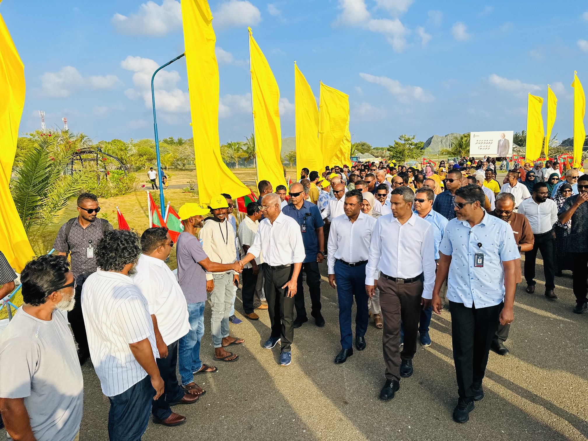 ރައީސް ސާލިޙަށް ފުވައްމުލަކުން ހޫނު މަރުހަބާއެއް