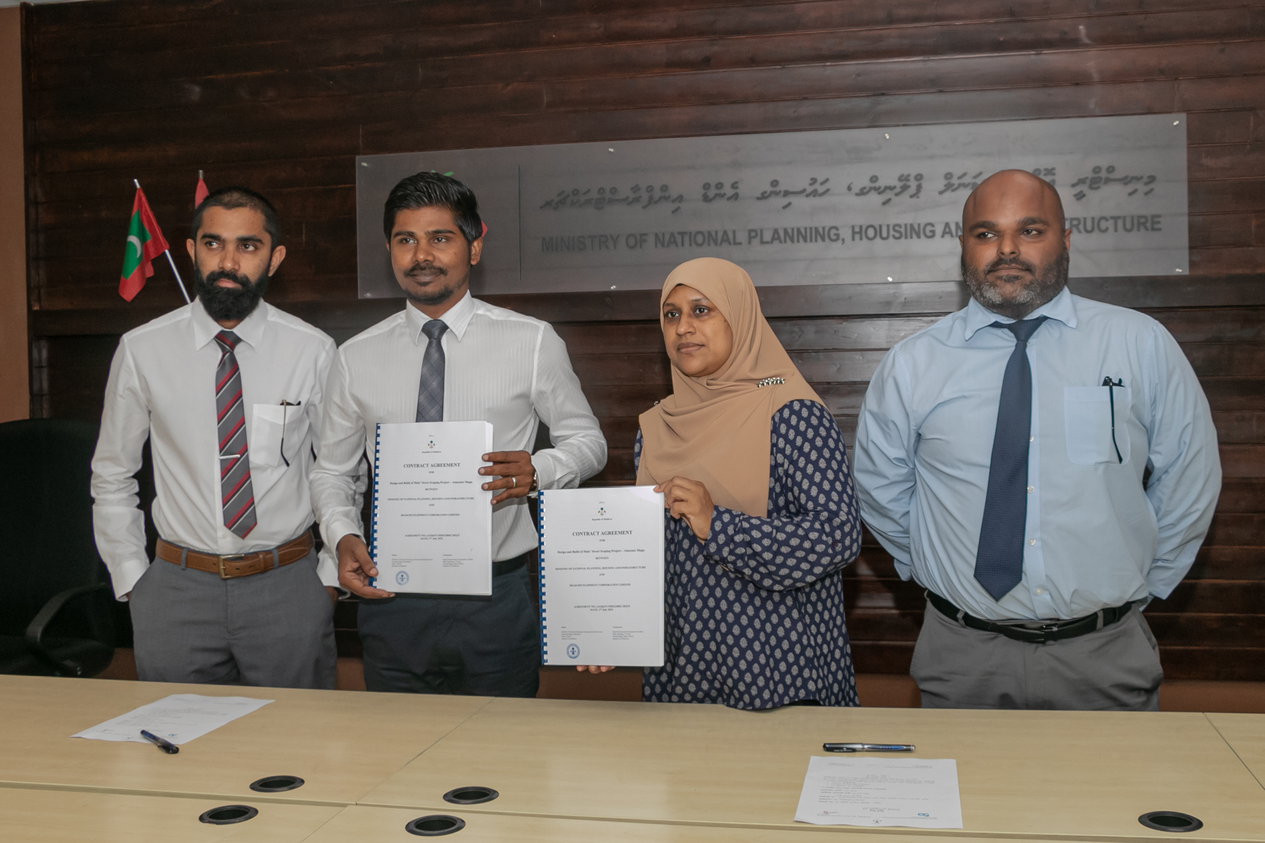 އަމީނީ މަގުގައި ތާރު އަޅަން 84 މިލިއަނަށް އާރްޑީސީއާ ހަވާލުކޮށްފި