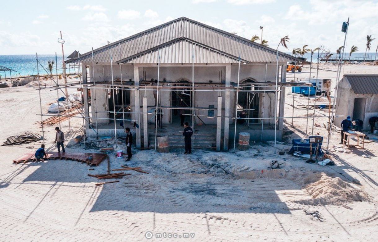 ކުޑަގިރީގައި ޤާއިމްކުރާ މިސްކިތުގެ ބޮޑުބައެއް ނިމިއްޖެ