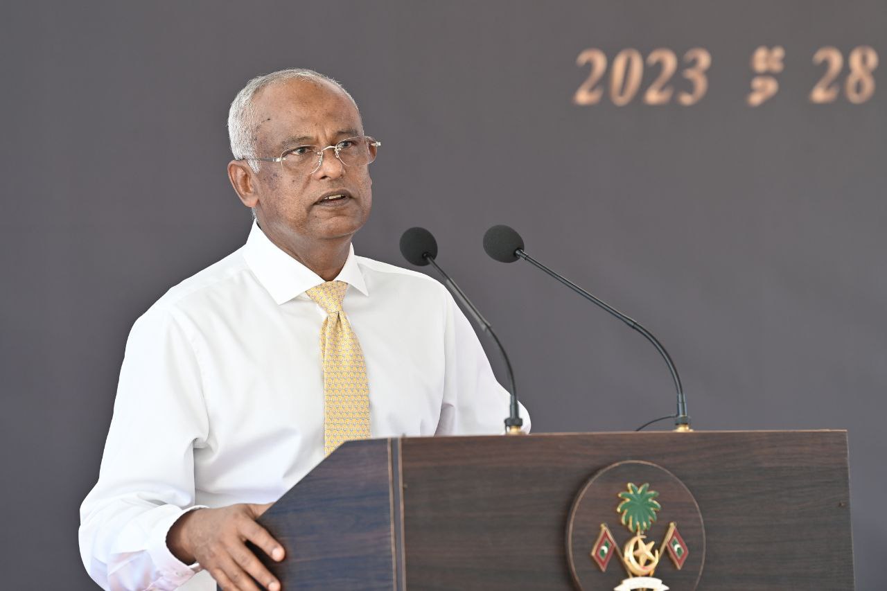 އައިސް ޕްލާންޓްތައް ފެނަކައާ ހަވާލުކުރުމުގެ ނަތީޖާ ރަގަނޅު: ރައީސް