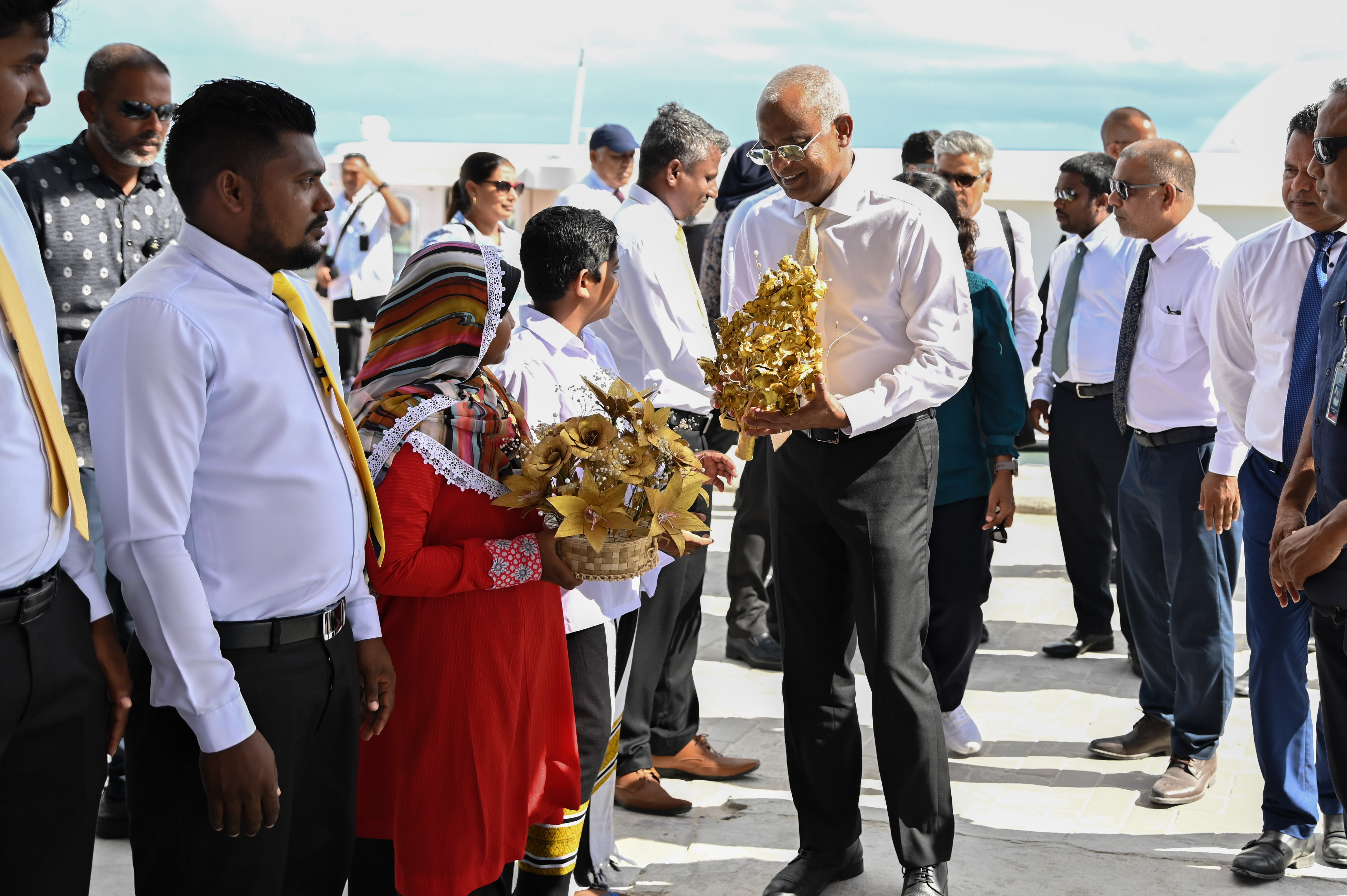 ފ. އަތޮޅުގެ ރައްޔިތުން ބޭނުންވާ ތަރައްޤީ ގެނެސްދިނުމުގައި ސަރުކާރު ދެމިއޮންނާނެ: ރައީސް