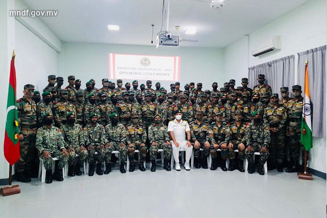 ރާއްޖެއާއި އިންޑިއާ ގުޅިގެން އަސްކަރީ ތަމްރީނުތަކެއް ފަށައިފި