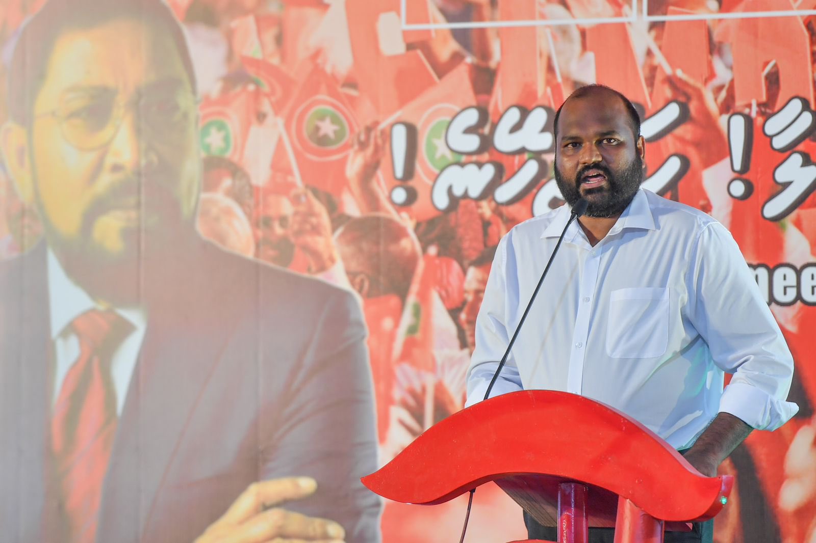 ޖުމްހޫރީ ޕާޓީގެ ރިޔާސީ ކެނޑިޑޭޓަކީ މިގައުމަށް އެންމެ ބޮޑު ޚިދުމަތެއް ކޮށްދީފައި ހުރި ލީޑަރު: އަލީ ވަހީދު