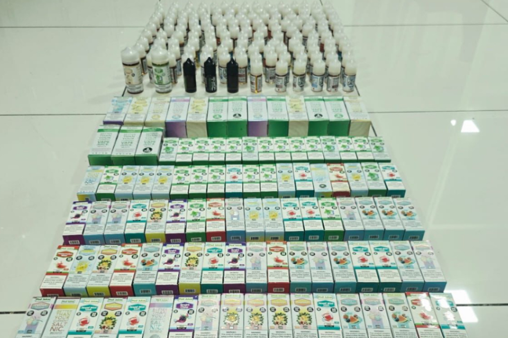 މަނާ ކުރި ފަހުން 53000 އަށްވުރެ ގިނަ ވޭޕް ސާމާނު ހިފަހައްޓައިފި