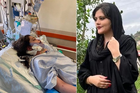 ބުރުގާ އެޅުމުގެ ގަވާއިދާ ހިލާފުވި އަންހެނަކު މަރާލުމުން އީރާނުގެ އަންހެނުން ބުރުގާނަގައިގެން މުޒާހަރާކުރަނީ