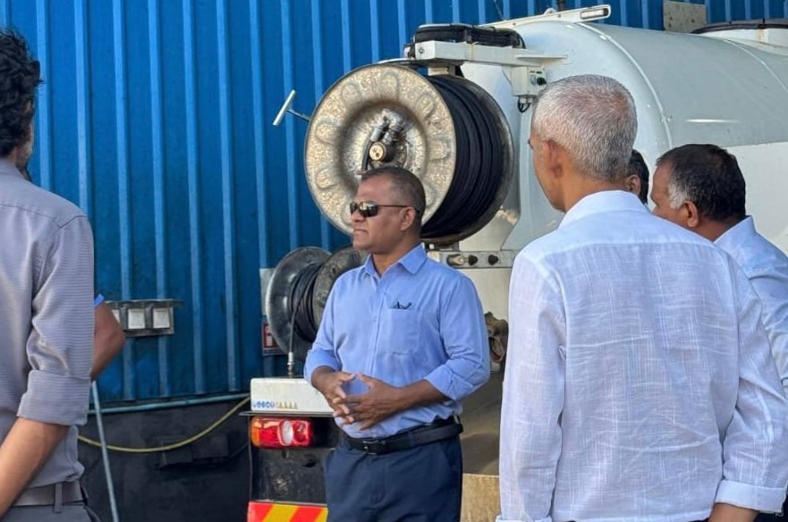 ހުޅުމާލޭގައި ތަރައްޤީކުރާ 10،000 ޓަނުގެ ފެން ރައްކާކުރާ ތާންގީތަކުގެ މަސައްކަތް ނިމިއްޖެ: މަތީން