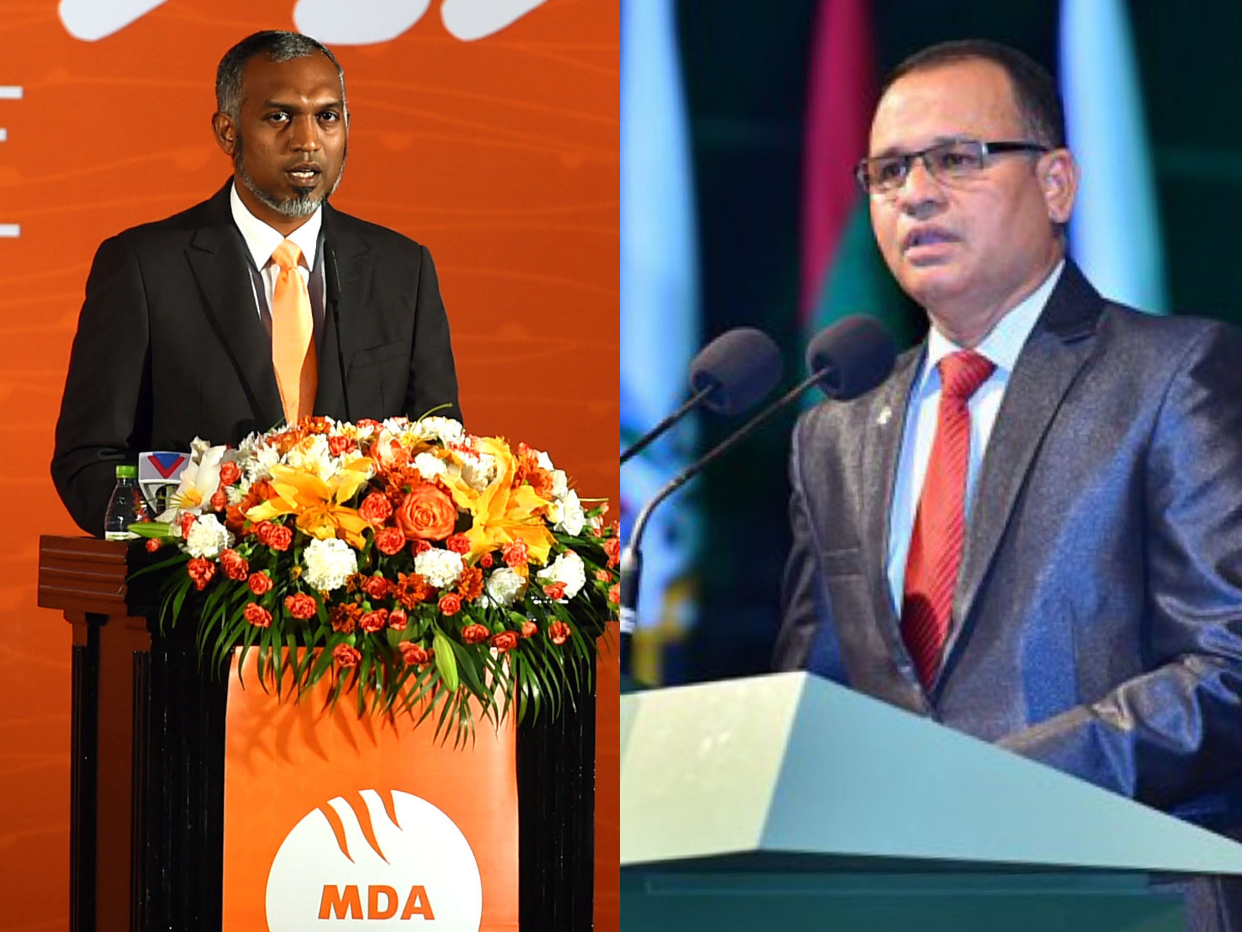 ޕީއެންސީގެ ޓިކެޓަށް އާދަމް ޝަރީފާއި މުއިއްޒު ވާދަކުރައްވަނީ