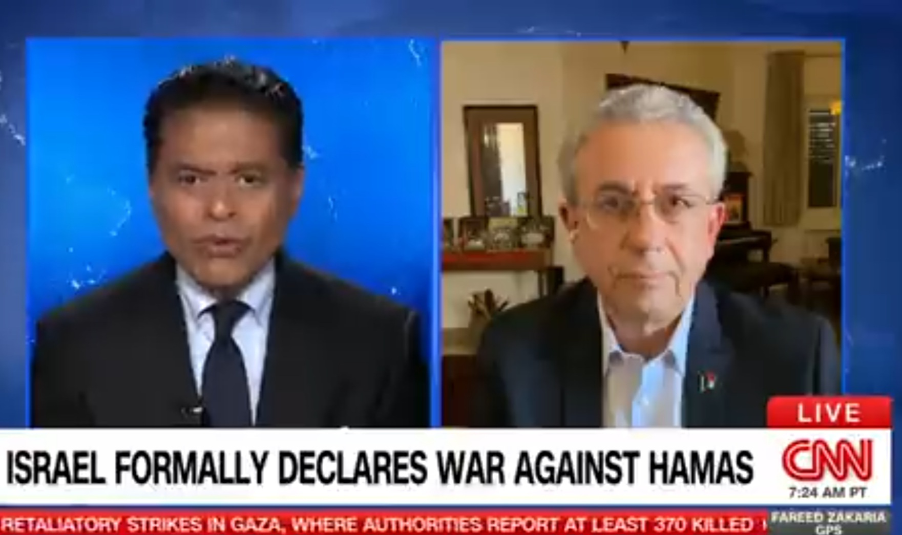 ހަމާސް ކުށްވެރި ކުރަން އެރުވި ފަލަސްތީނުގެ ޑިޕްލޮމެޓުން ހުޅަނގުގެ މީޑިއާތައް ބަރަހަނާކޮށްލައިފި