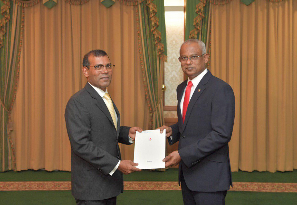 ރައީސް ނަޝީދު ރައީސް ޞާލިހަށް: ފިޔަވަޅުއަޅުއްވައި މައްސަލައަވަހަށް ބަައްލަވައިދެއްވާ