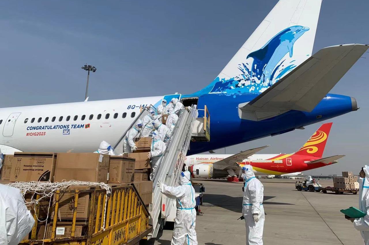 އިއްޔެ ލިބުނު ކޮވިޝީލްޑް ވެކްސިން ޝިޕްމެންޓަކީ ހެޔޮއެދޭ ފަރާތެއްގެ ހަދިޔާއެއް