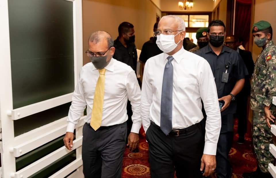 ރައީސް ސާލިހާއެކު ސިޔާސީ މަސައްކަތް ކުރެވޭނެ: ރައީސް ނަޝީދު