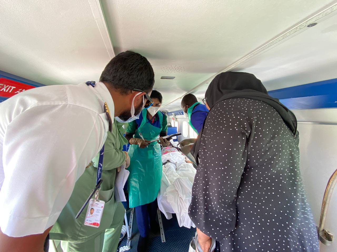 ސީ އެމްބިއުލާންސްގައި ފުރަތަމަ ބަލިމީހާ އުފުލައިފި