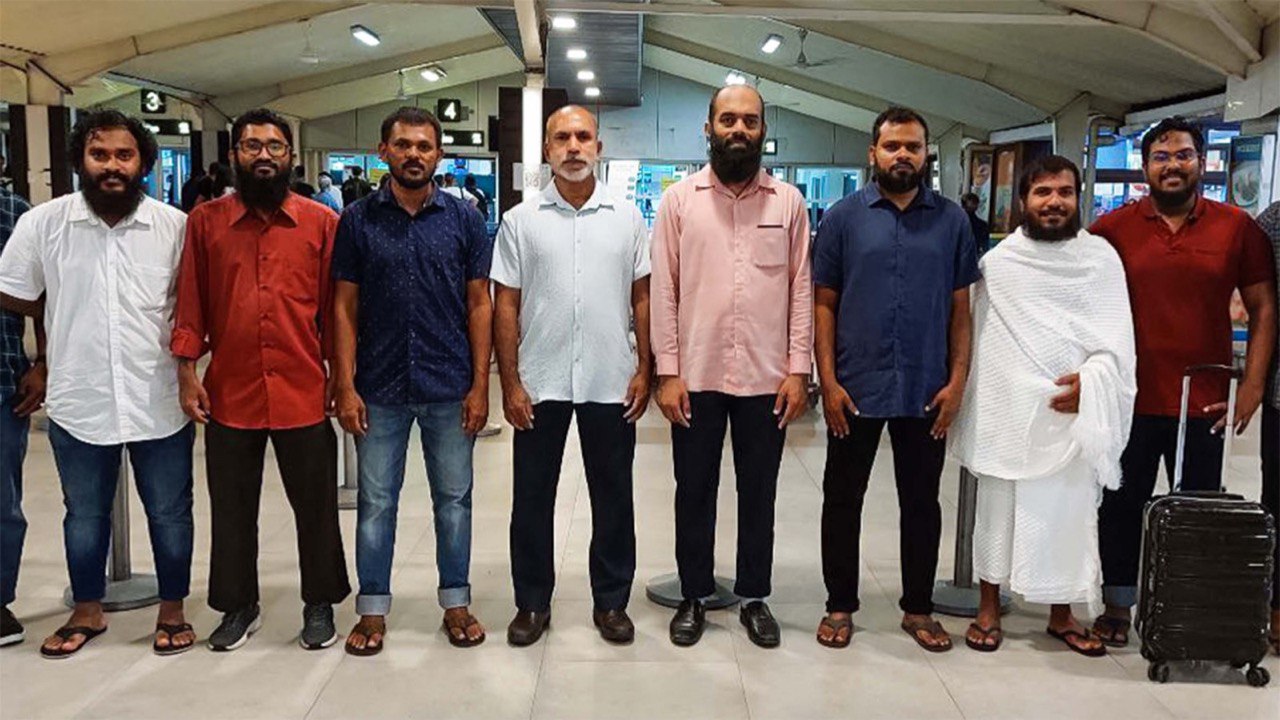 ޙައްޖު މިޝަންގައި ހިމެނިވަޑައިގަންނަވާ ބޭފުޅުން ފުރާވަޑައިގެންފި