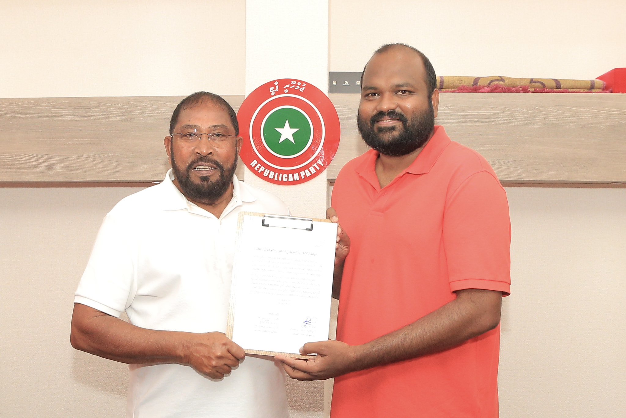 ގާސިމްގެ އިންތިހާބީ އެޖެންޓަކަށް އަލީ ވަހީދު