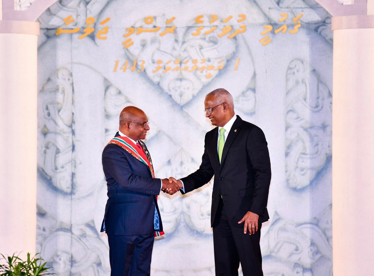 ރައީސް ސޯލިހު، ޝާހިދަށް މަރުހަބާ ވިދާޅުވެއްޖެ