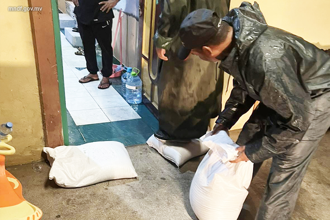 ބޯކޮށް ވާރޭ ވެހި ފުވައްމުލަކު ސިޓީގައި ފެން ބޮޑުވެއްޖެ