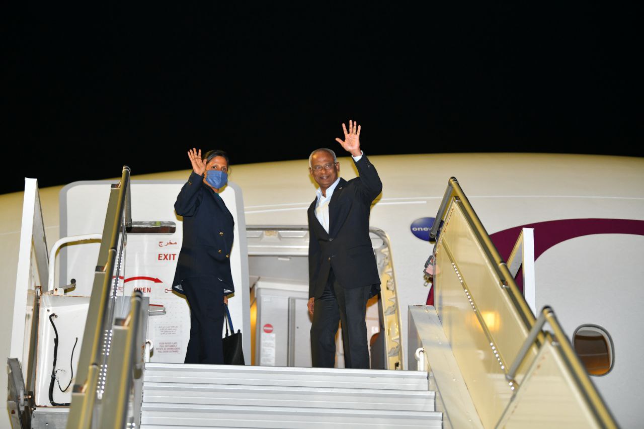 ރަސްމީ ދަތުރުފުޅެެއްގައި ރައީސްގެ ދެކަނބަލުން ރުވާންޑާއަށް