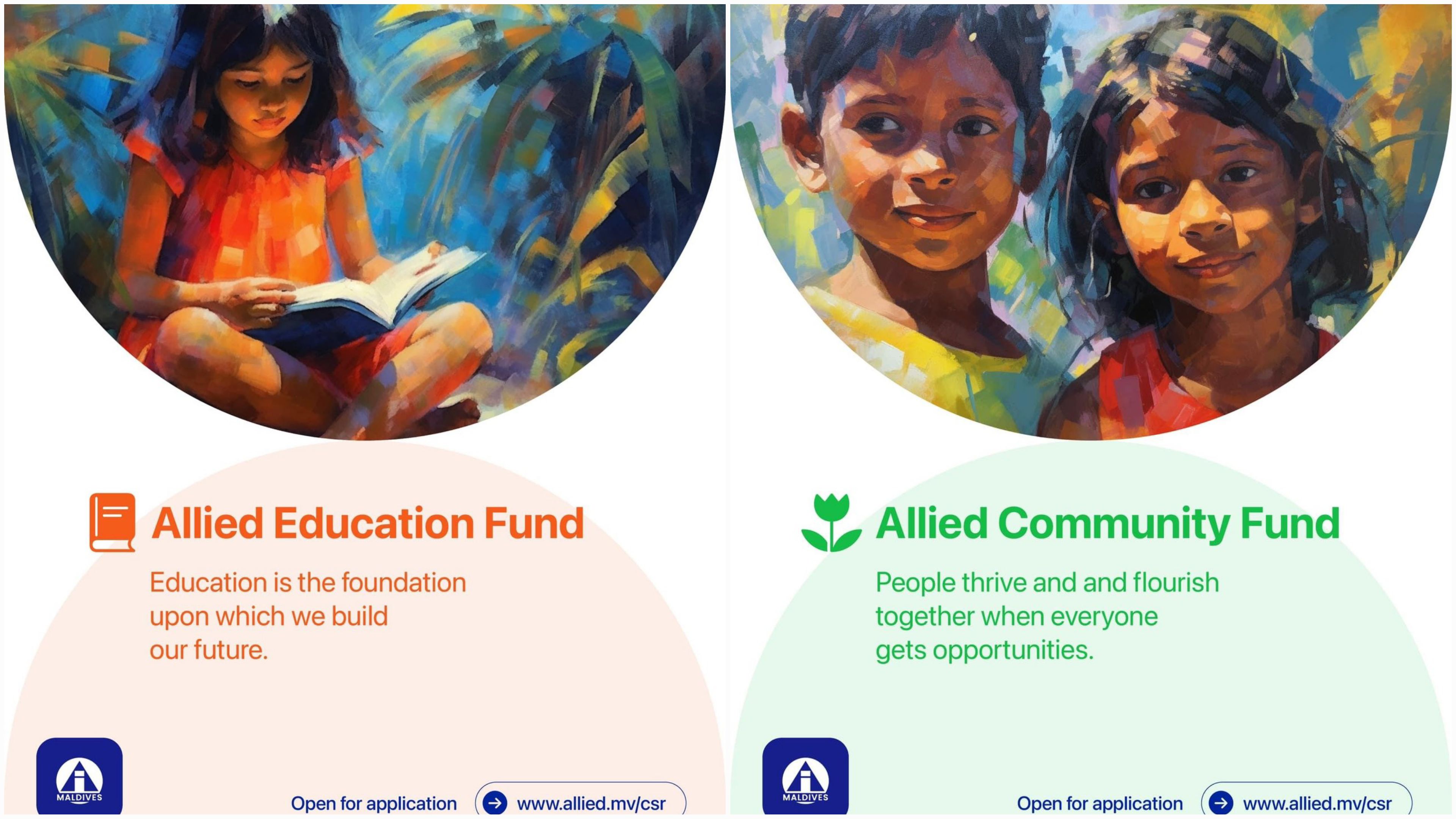 އެލައިޑް ކޮމިއުނިޓީ ފަންޑާއި އެޑިޔުކޭޝަން ފަންޑަށް ކުރިމަތިލުމަށް ހުޅުވާލައިފި