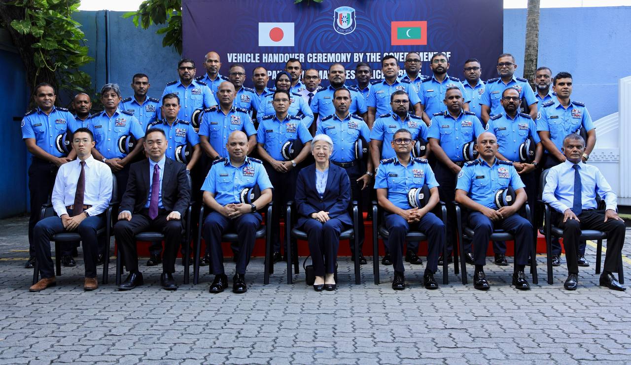 ޖަޕާނުން ހަދިޔާކުރި އުޅަނދުތަކާއެކު ފުލުހުންގެ މަސައްކަތްތައް ހަލުވިވާނެ: ސީޕީ