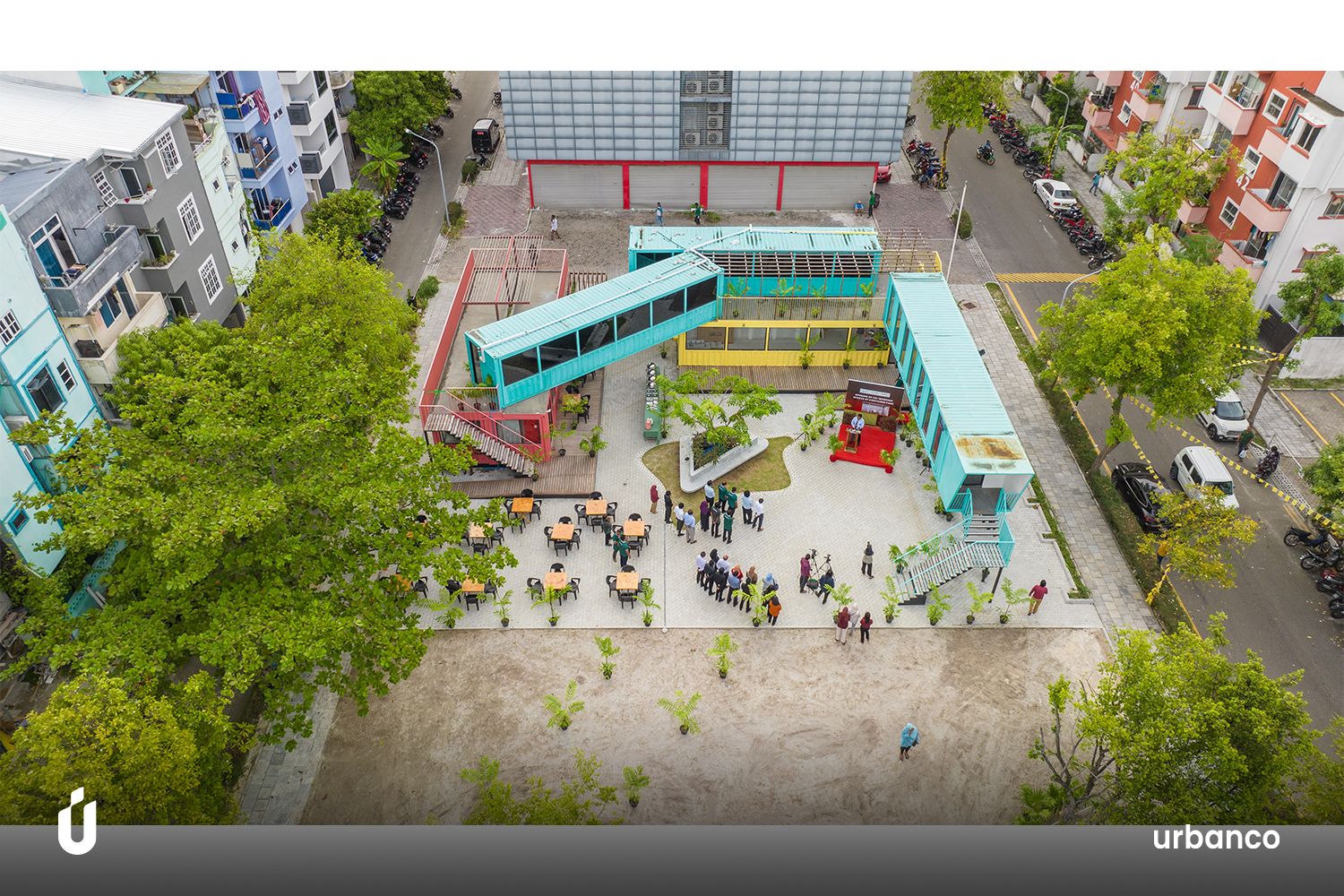 ކޮންޓެއިނަރ ޕާރކްގެ ކޯ ވޮރކިންގ ސްޕޭސް ހުޅުވައިފި