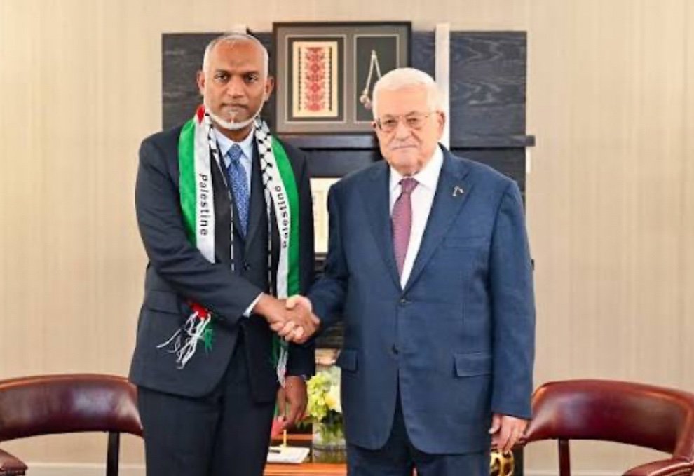 ތިން ގައުމަކުން ފަލަސްތީނުގެ ދައުލަތް ބަލައިގަތުމުން ރާއްޖެއިން މަރުހަބާ ކިޔައިފި