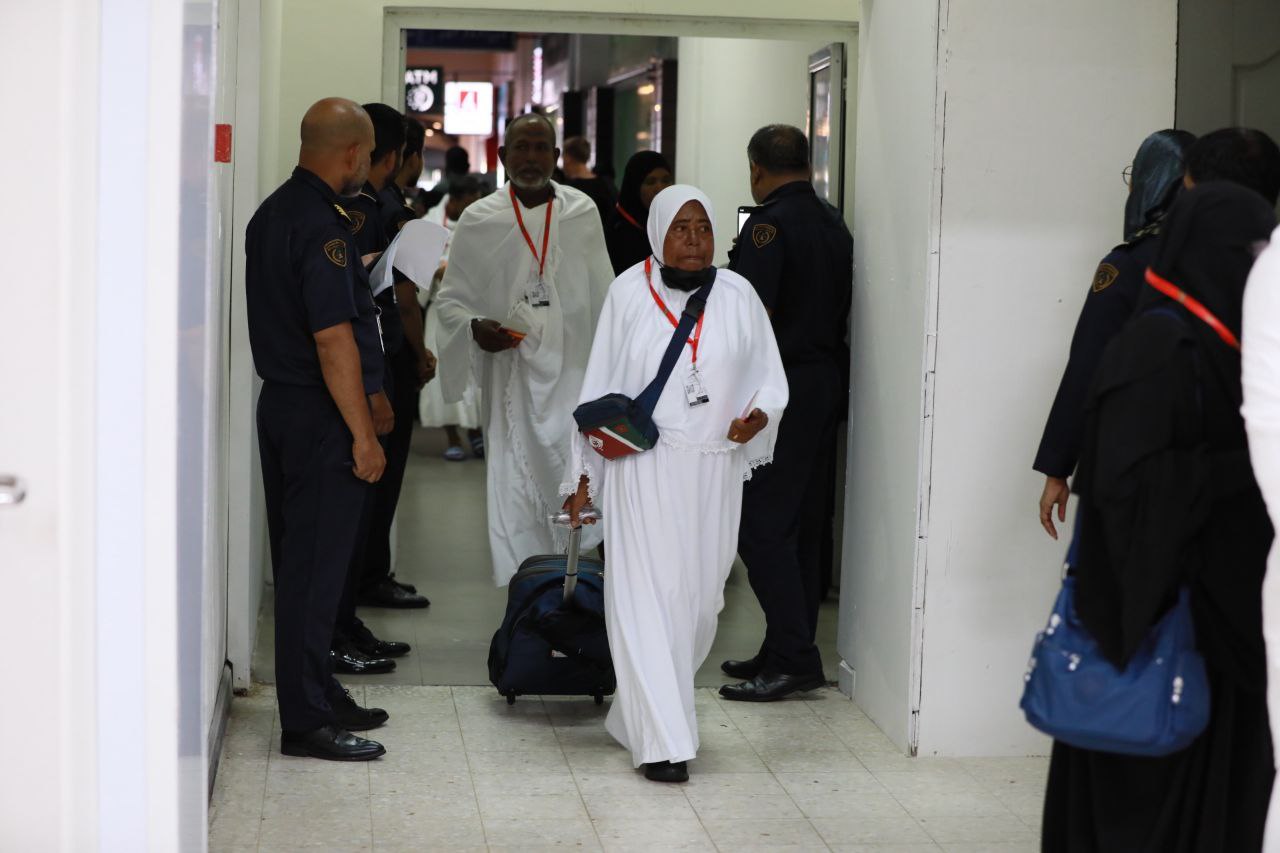 މި އަހަރު ޙައްޖަށްދާ ޙައްޖާޖީންގެ ފުރަތަމަ ފްލައިޓް ފުރައިފި