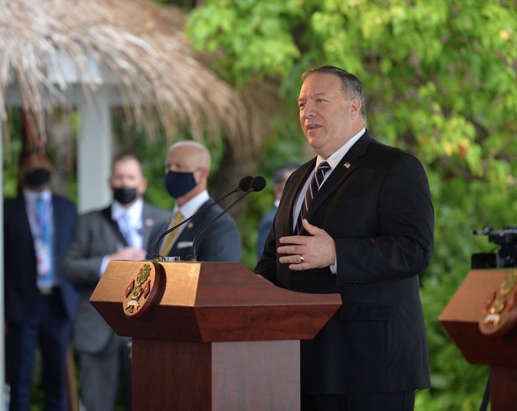 ރާއްޖޭގައި ޕޮމްޕިއޯ ދެއްކެވި ވާހަކަތަކަށް ޗައިނާގެ ހޫނު ރައްދެއް