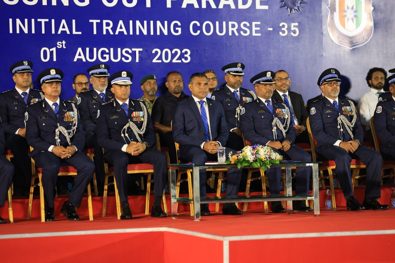 ފުލުހުންގެ 35 ވަނަ އަސާސީ ތަމްރީނު ކޯސް ނިންމުމުގެ ރަސްމިއްޔާތު ބާއްވައިފި