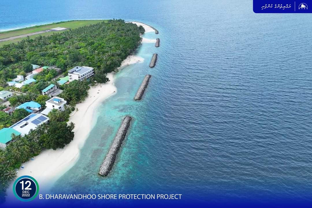 ދަރަވަންދޫ ގޮނޑުދޮށް ހިމާޔަތް ކުރުމުގެ މަޝްރޫޢުގެ ބޮޑުބައެއް ނިމިއްޖެ