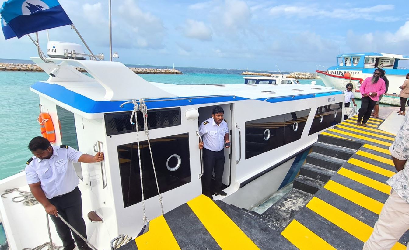 ހއ. އަތޮޅުގައި ހައި-ސްޕީޑް ފެރީގެ ޚިދުމަތް ރަސްމީކޮށް ފަށައިފި