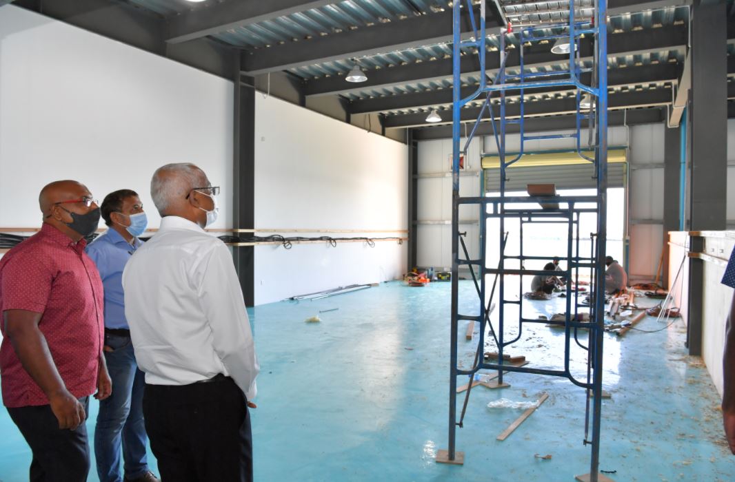 ހުޅުމާލޭގައި އެޗްޑީސީން ހެދި ކޯވިޑް ފެސިލިޓީ މިނިސްޓްރީއާ ޙަވާލުކޮށްފި