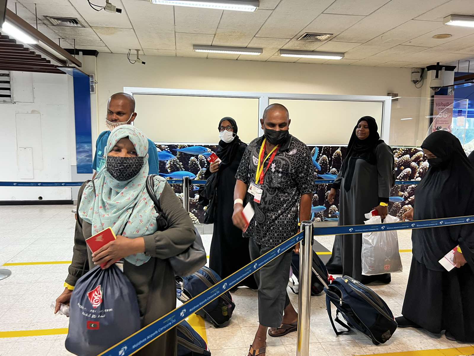 ރާއްޖެއިން މިއަހަރު ޙައްޖަށްދިޔަ ޙައްޖުވެރިންގެ ފުރަތަމަ ގްރޫޕް ރާއްޖެ އަތުވެއްޖެ