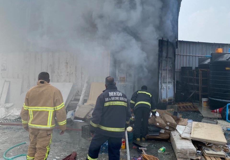 ހުޅުމާލޭގައި ރޯވި އަލިފާންގަނޑު ކޮންޓްރޯލްކޮށްފި