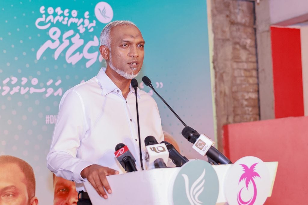 މަޖިލީހުގެ އިންތިހާބު ސަރުކާރަށް ކާމިޔާބުކޮށްދީފިނަމަ ވައުދުތައް 100 ޕަސެންޓު ފުއްދައިދޭނަން: ރައީސް މުއިއްޒު