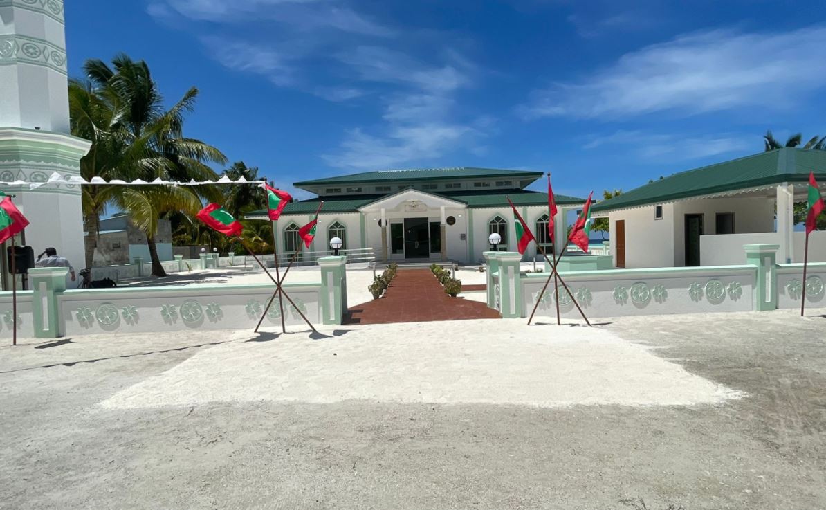 ބޮޑުފުޅަދޫގައި އިމާރާތްކުރި މިސްކިތް ރައީސް ހުޅުވައިދެއްވައިފި