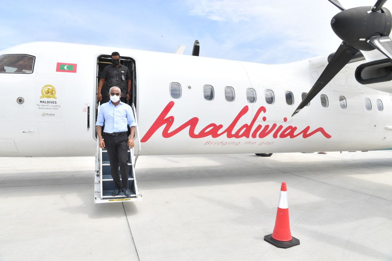ރައީސުލްޖުމްހޫރިއްޔާ އަރިއަތޮޅު އުތުރުބުރިއަށް މާދަމާ ވަޑައިގަންނަވަނީ