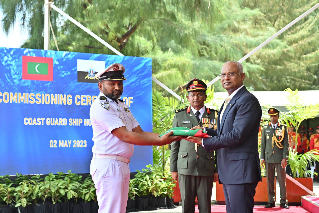 އިންޑިއާ ސަރުކާރުން ހަދިޔާކުރި އޯފްޝޯ ޕެޓްރޯލް ވެސަލް ރައީސް ކަމިޝަންކޮށްދެއްވައިފި