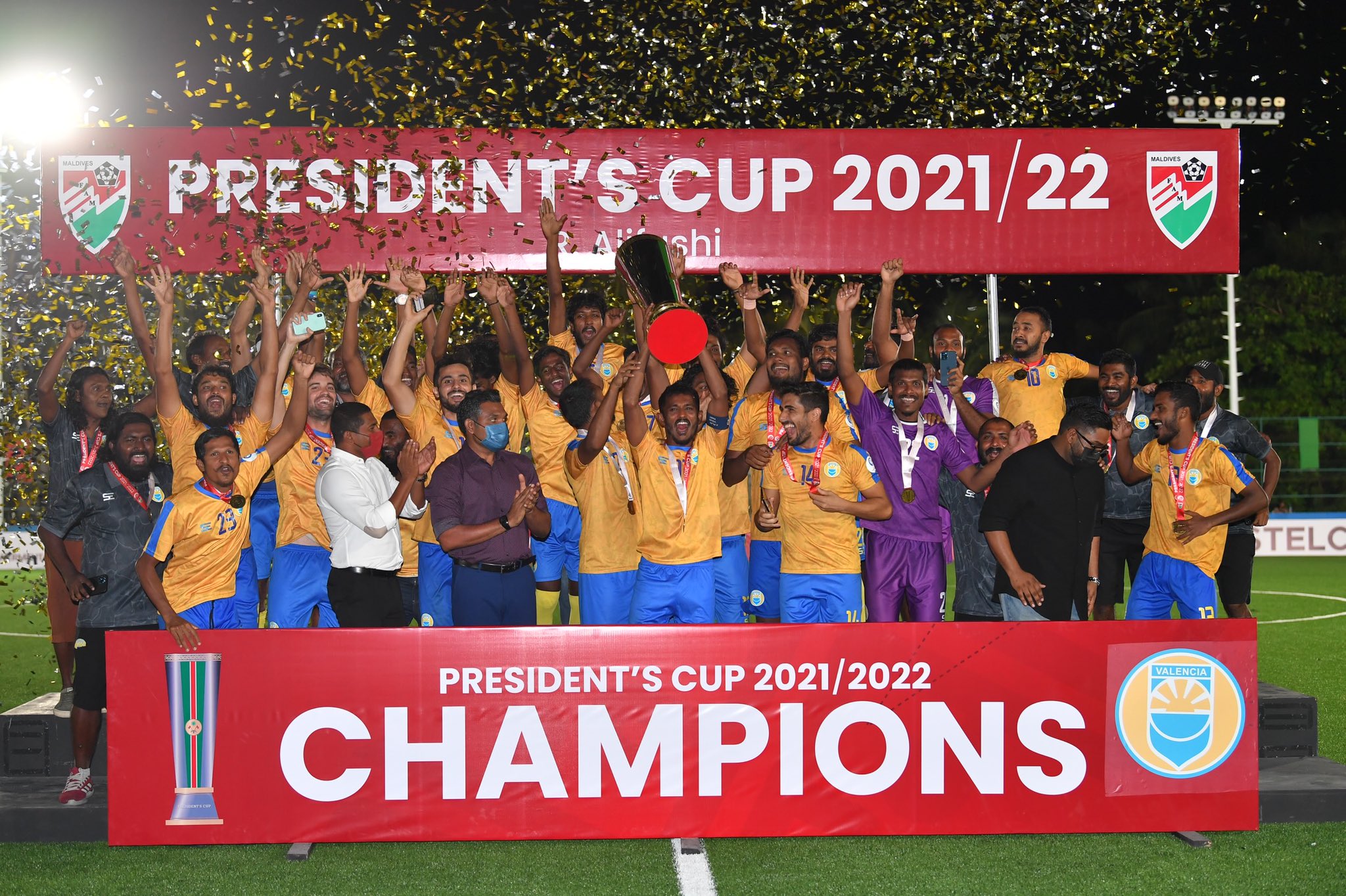 މާޒިޔާ ބަލިކޮށް ވެލެންސިއާ ޕްރެޒިޑެންޓްސް ކަޕް ކާމިޔާބުކޮށްފި