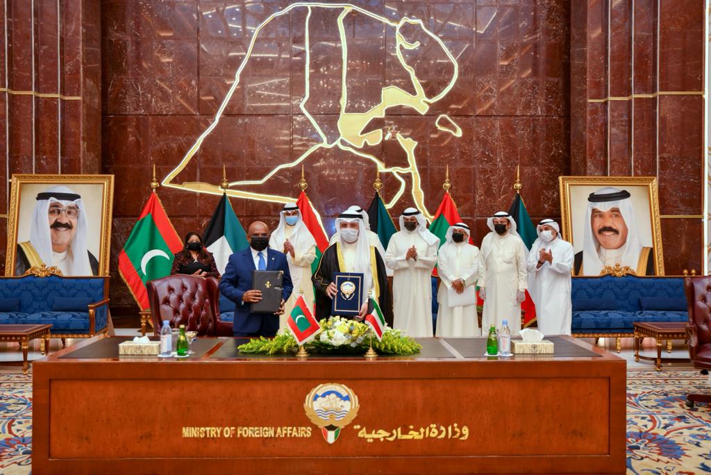 ދިވެހިރާއްޖެއާއި ކުވައިތާ ދެމެދު 2 އެމް.އޯ.ޔޫއެއްގައި ސޮއިކޮށްފި